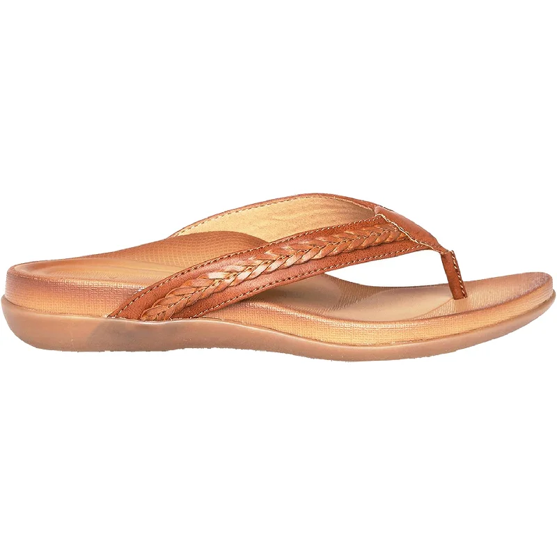 Men's sandals with a durable outer soleWomen's Aetrex Emmy Brown Synthetic