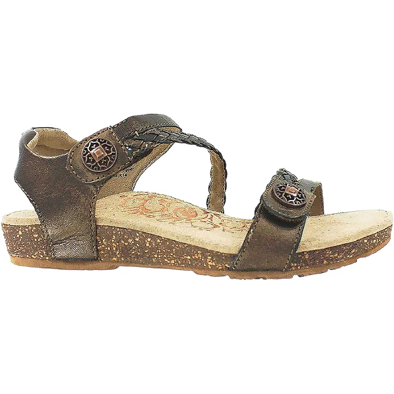 Men's sandals with a flexible sole for easy movementWomen's Aetrex Jillian Bronze Leather