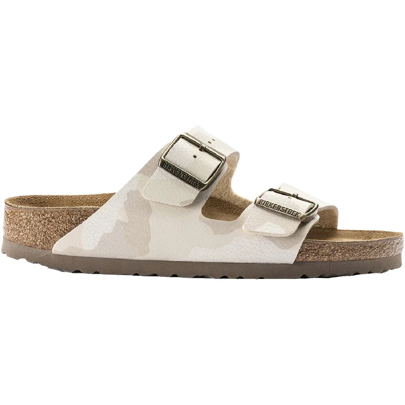 Men's sandals with a toe post designWomen's Birkenstock Arizona Desert Soil Camo Sand Birko-Flor