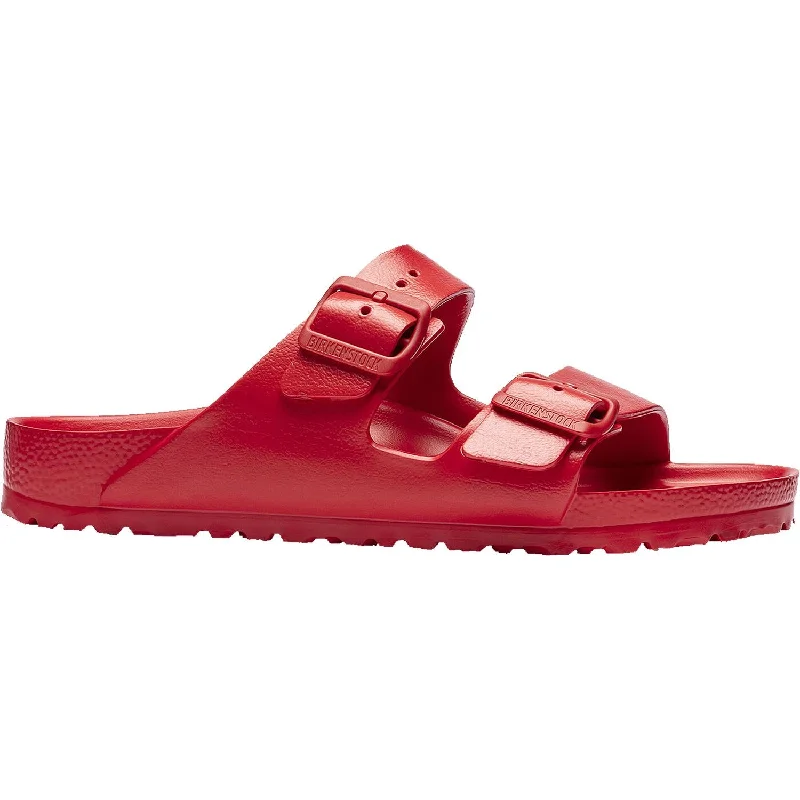 Men's sandals with a leather lining for comfortWomen's Birkenstock Arizona Essentials Active Red EVA