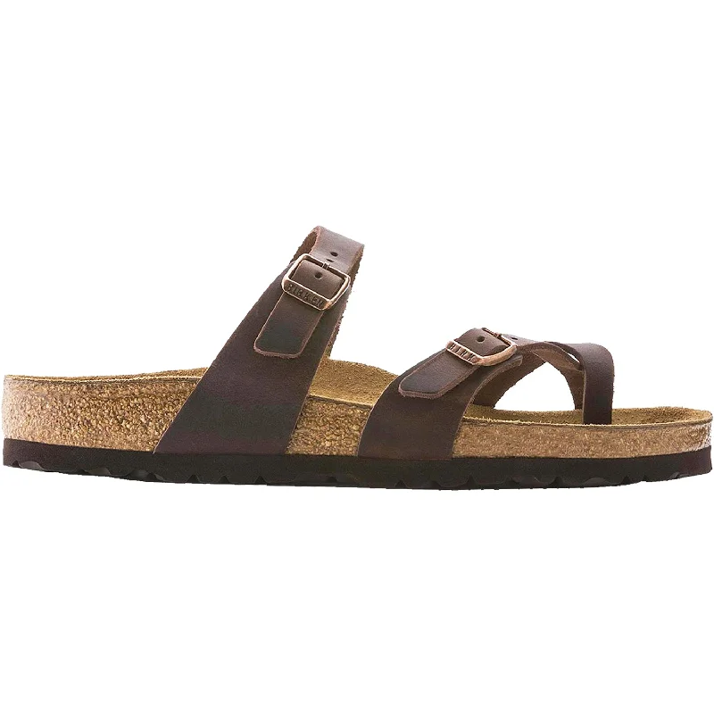 Men's sandals with a pointed toe for a stylish lookWomen's Birkenstock Mayari Habana Oiled Leather