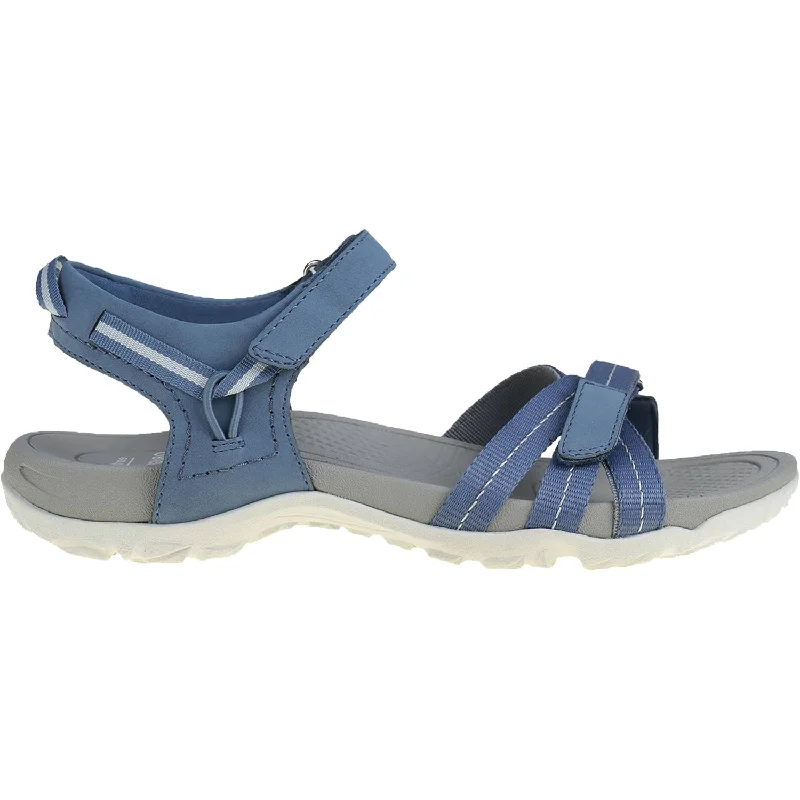 Men's leather sandals with an adjustable strapWomen's Earth Ember Cobalt Blue Synthetic