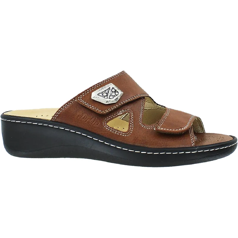 Men's sandals with a padded heelWomen's Fidelio Linz Hallux Fabia Bunion Relief 43-4003 Nut Leather