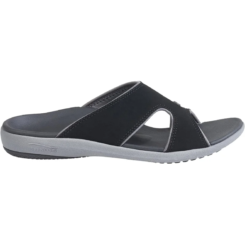 Men's sandals with a contrast stitching detailWomen's Spenco Kholo Plus Onyx Synthetic