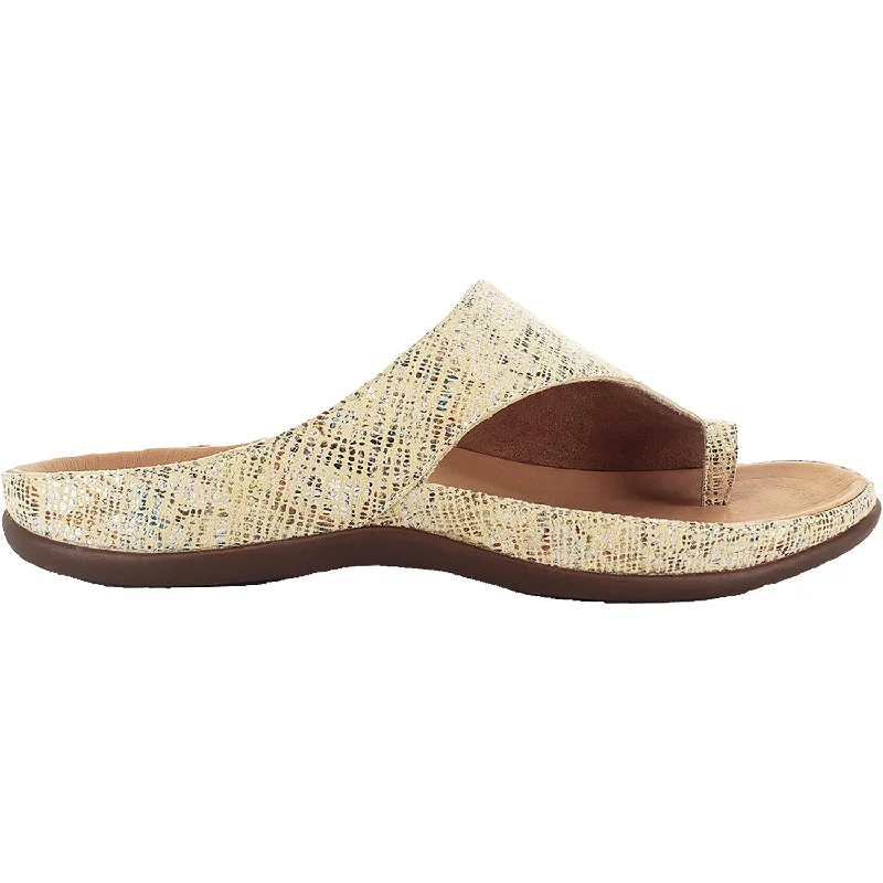 Men's sandals with a wide strap for supportWomen's Strive Capri Nougat Leather