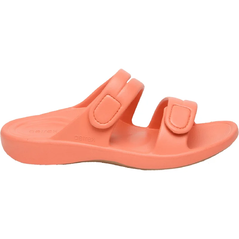 Men's sandals with a leather lining for comfortWomen's Aetrex Janey Sport Coral EVA