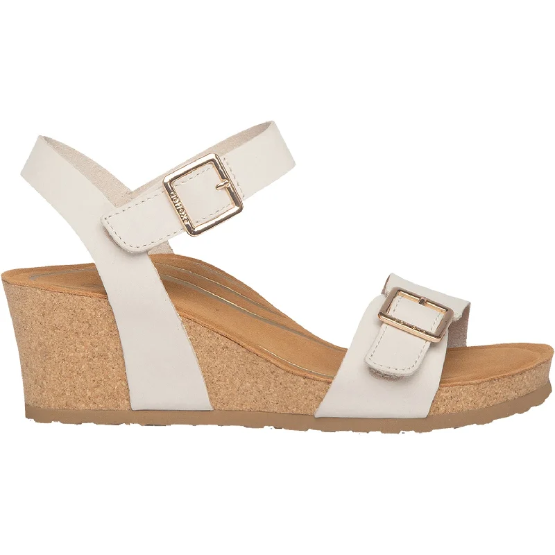 Men's sandals with a shock - absorbing insoleWomen's Aetrex Lexa Ivory Leather