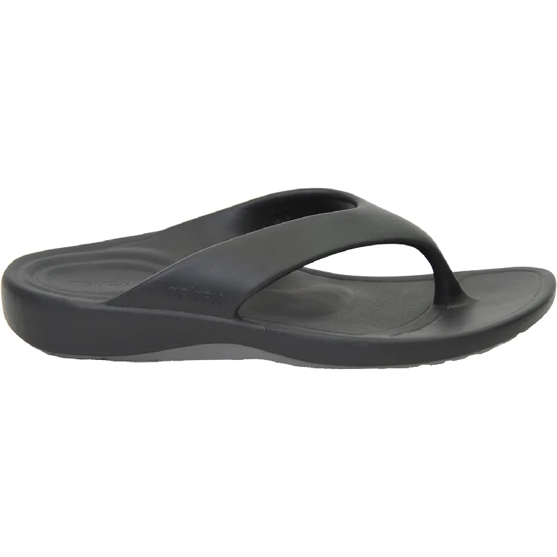 Men's sandals with a rubber sole for tractionWomen's Aetrex Maui Black EVA