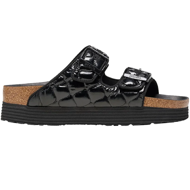 Men's sandals with a buckle closureWomen's Birkenstock Arizona Platform Padded Black