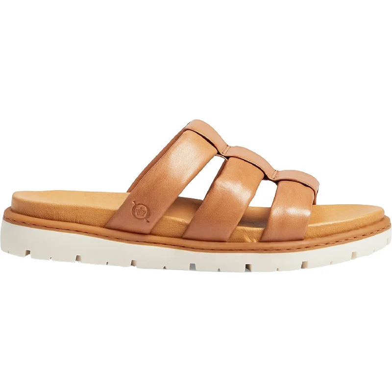 Men's sandals in a neutral color like black or brownWomen's Born Daisy Light Brown Leather