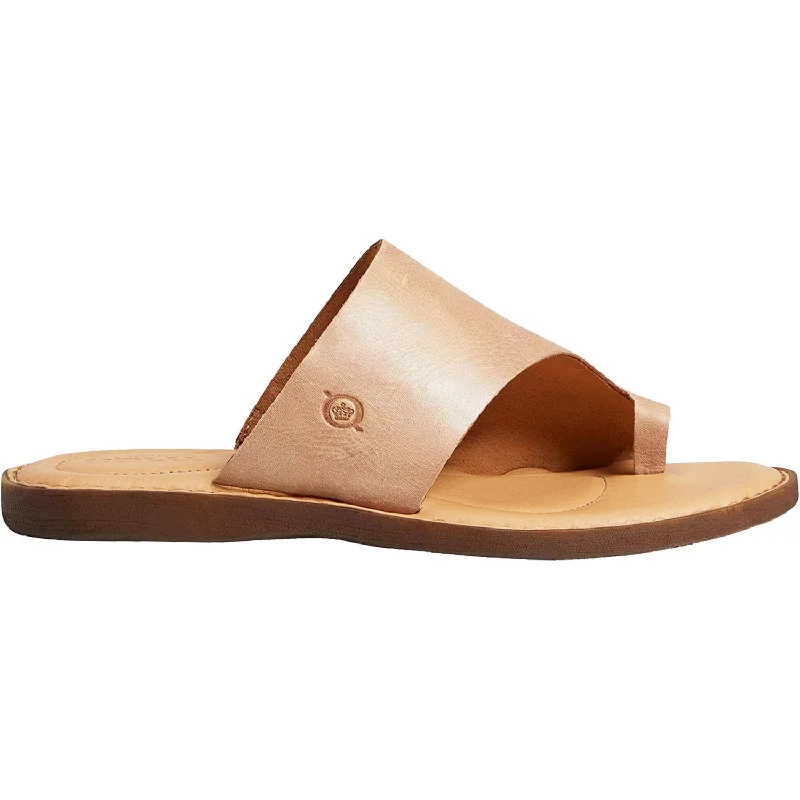 Men's sandals with a rubber sole for tractionWomen's Born Hinti Natural Leather