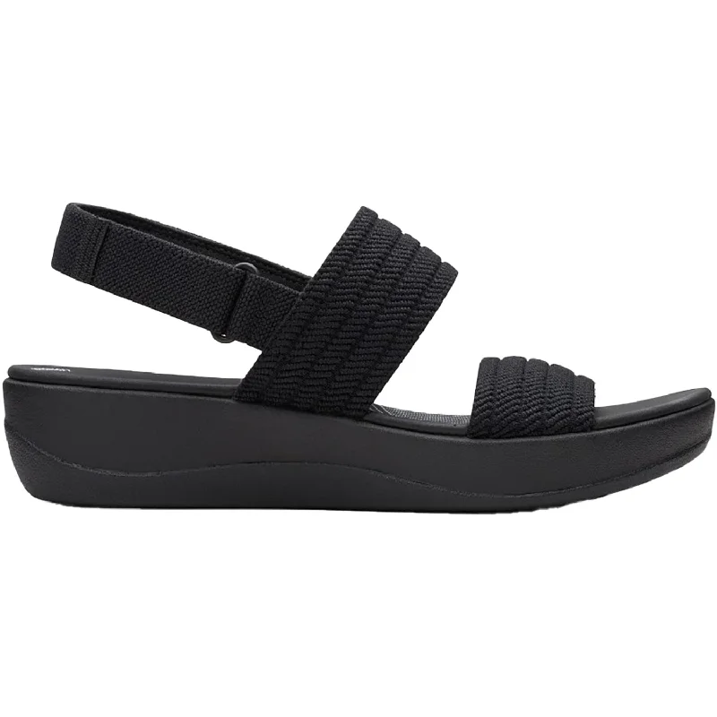 Men's sandals with a contrast stitching detailWomen's Clarks CS Arla Stroll Black Synthetic