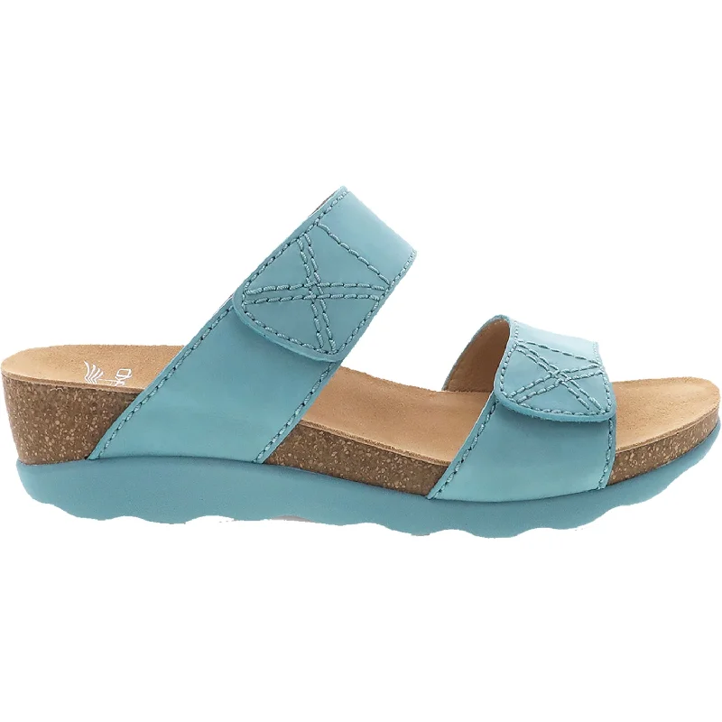 Men's sandals with a decorative buckle or charmWomen's Dansko Maddy Lagoon Milled Nubuck