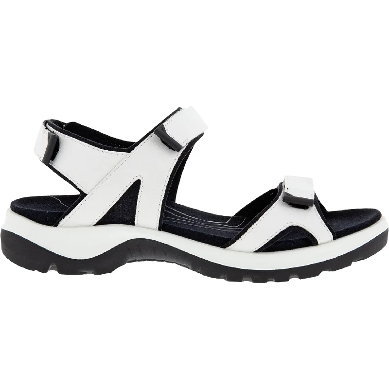 Men's sandals with a flexible sole for easy movementWomen's Ecco Yucatan 2.0 White Leather