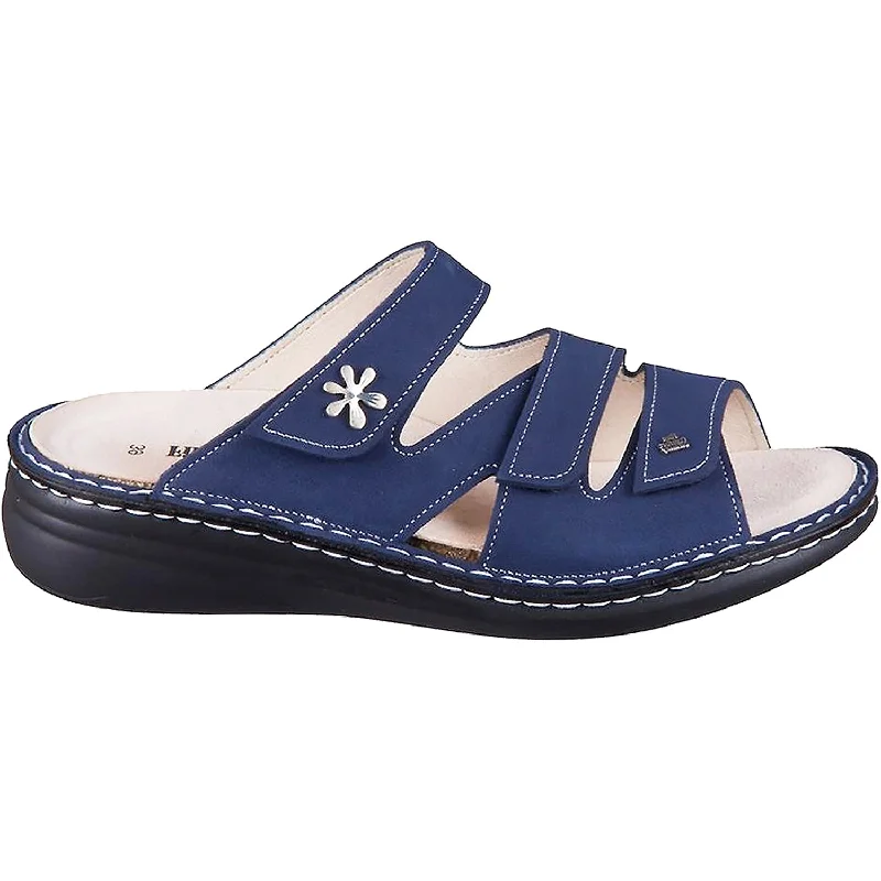 Men's leather sandals with an adjustable strapWomen's Finn Comfort Grenada Atoll/Navy Nubuck