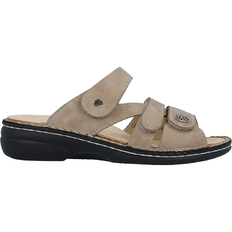 Men's sandals with a contrast stitching detailWomen's Finn Comfort Ventura Beige Leather