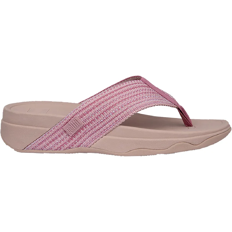 Men's sandals with a rubber sole for tractionWomen's FitFlop Surfa Soft Pink Fabric