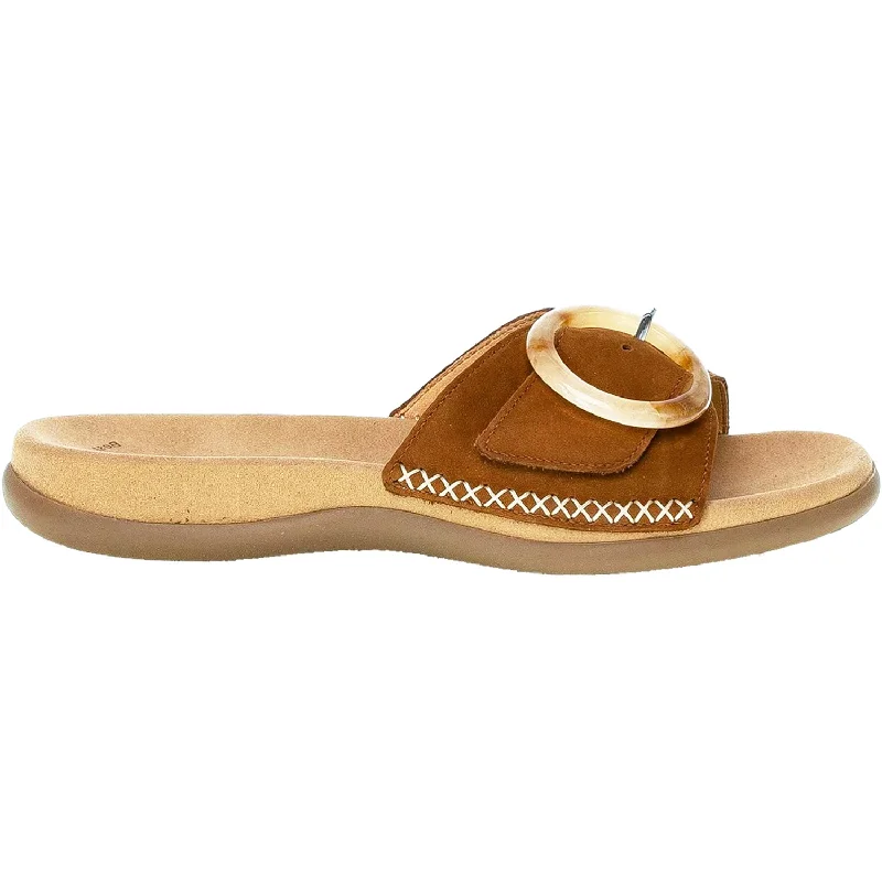 Men's sandals with a perforated leather upper for ventilationWomen's Gabor 83.701.18 Brandy Nubuck