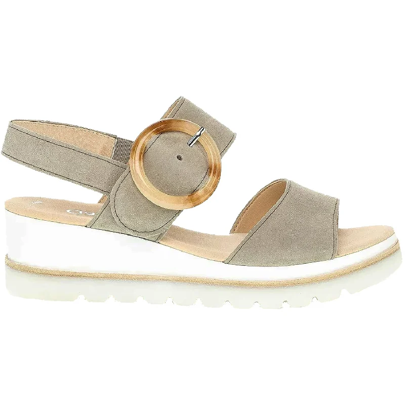 Men's sandals with a perforated leather upper for ventilationWomen's Gabor 84.654.19 Reed Suede