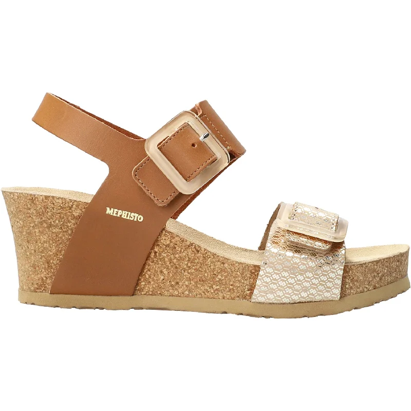 Men's sandals in a neutral color like black or brownWomen's Mephisto Lissia Camel Combo Leather