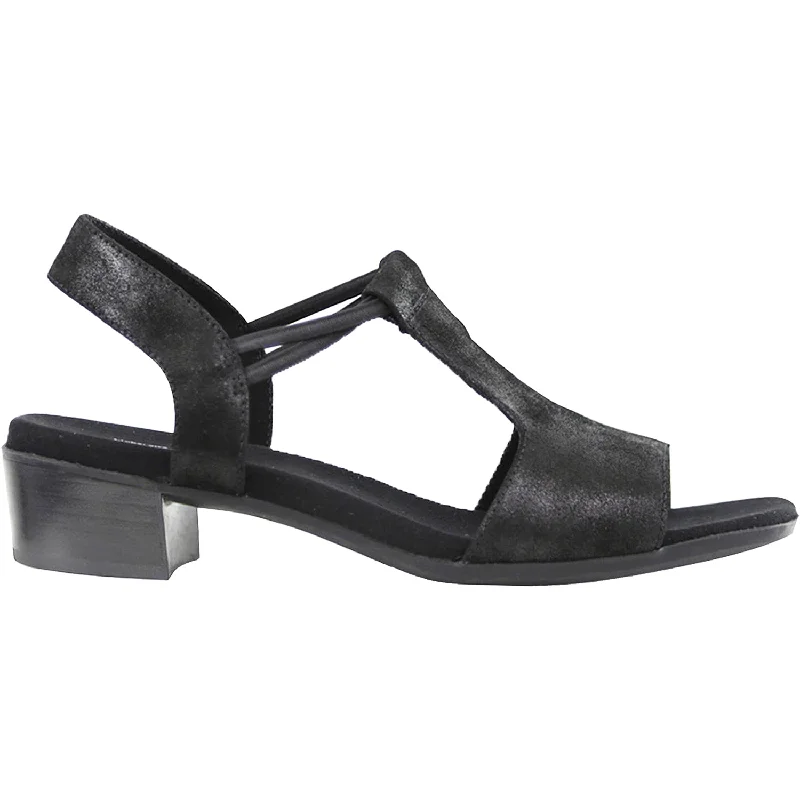 Men's sandals with a pointed toe for a stylish lookWomen's Munro Susan Black Stardust Leather