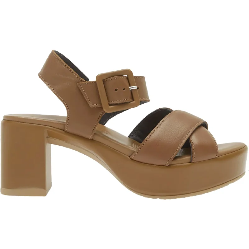 Men's sandals with a durable outer soleWomen's Naot Elite Caramel Leather