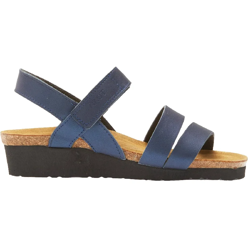 Men's sandals with a contrast stitching detailWomen's Naot Kayla Polar Sea Leather