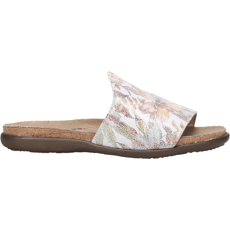 Men's sandals with a flexible sole for easy movementWomen's Naot Skylar Floral Leather