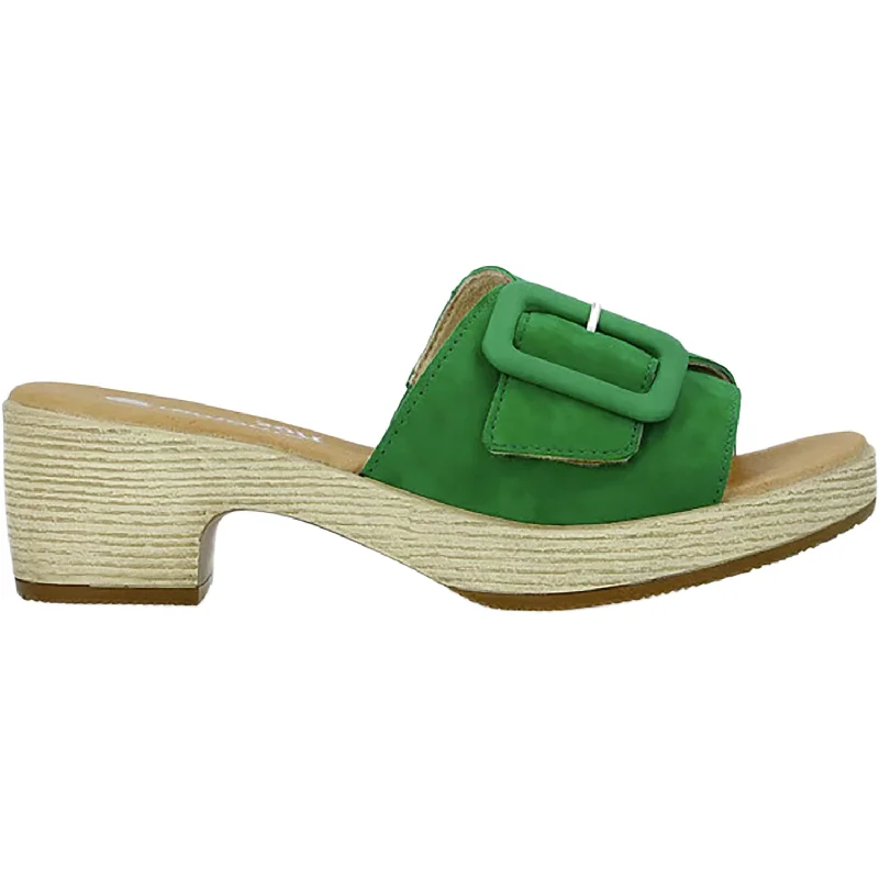 Men's sandals with a buckle closureWomen's Remonte D0N56-52 Applegreen Suede