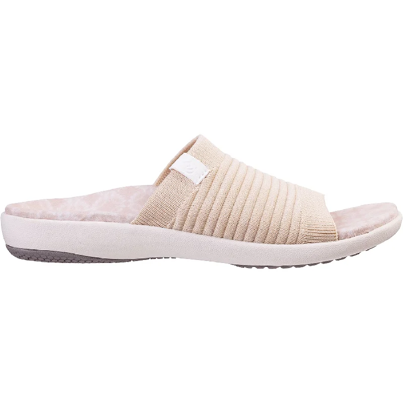 Men's sandals with a contrast stitching detailWomen's Spenco Odessa Bleached Sand Knit Fabric