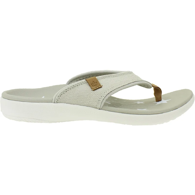 Men's sandals with a durable outer soleWomen's Spenco Yumi Believe Grey Morn Synthetic