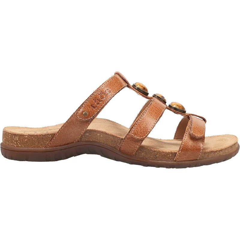 Men's sandals with a rubber sole for tractionWomen's Taos Gemma Hazelnut Leather