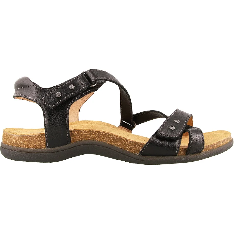 Men's sandals with a durable outer soleWomen's Taos Grand Z Black Leather