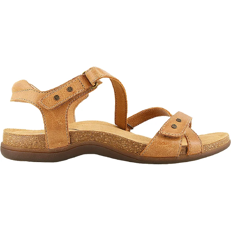 Men's sandals with a contrast stitching detailWomen's Taos Grand Z Honey Leather