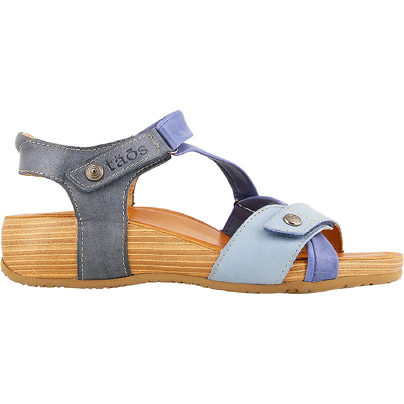 Men's sandals with a flexible sole for easy movementWomen's Taos Multiverse Blue Multi Leather