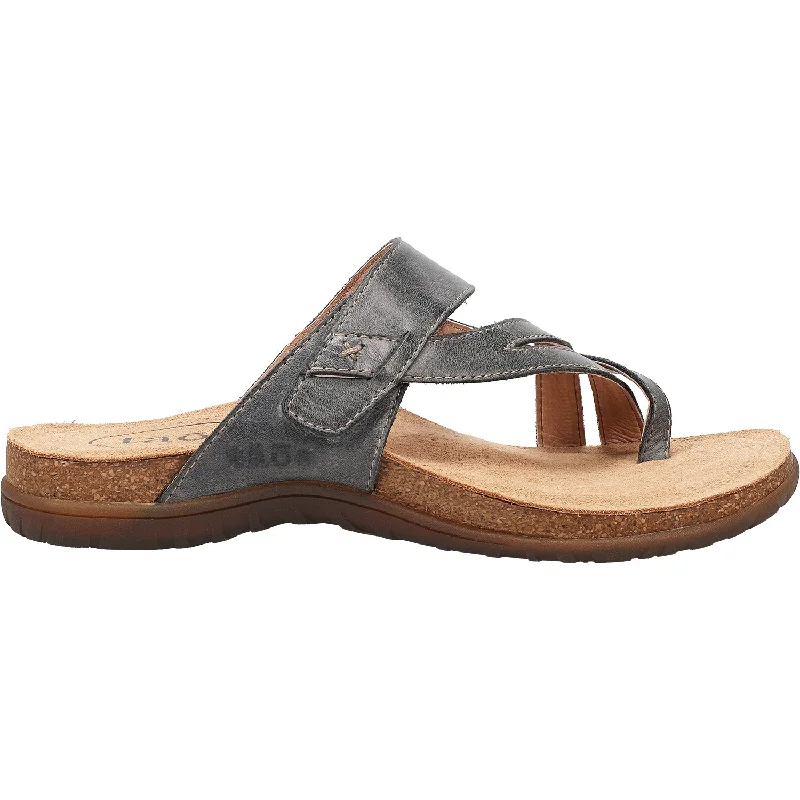 Men's leather sandals with an adjustable strapWomen's Taos Perfect Steel Leather