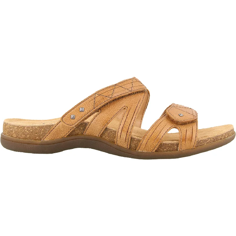 Men's sandals with a removable insole for cleaningWomen's Taos Premier Tan Leather