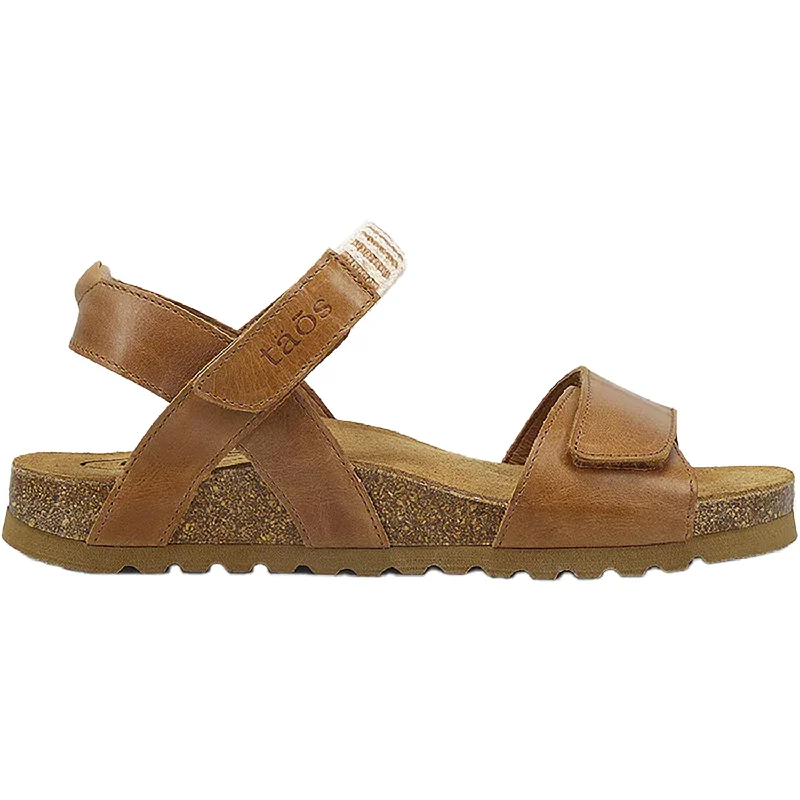 Men's sandals with a buckle closureWomen's Taos Symbol Tan Leather