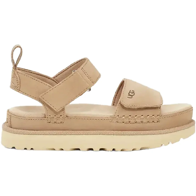 Men's sandals with a stretchy strap for a better fitWomen's UGG Goldenstar Driftwood Suede