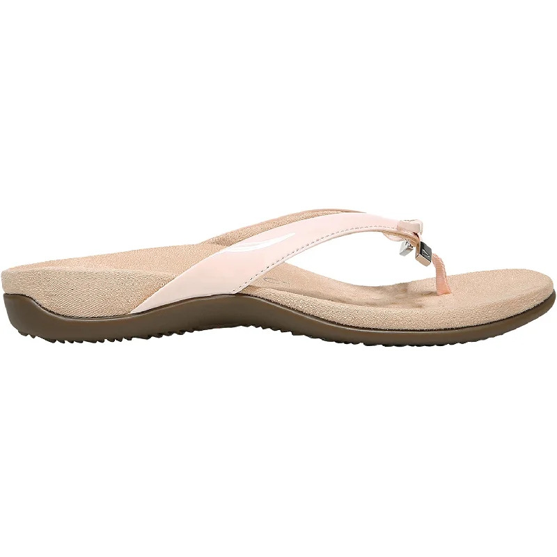 Men's sandals with a perforated leather upper for ventilationWomen's Vionic Bella II Pale Blush Synthetic