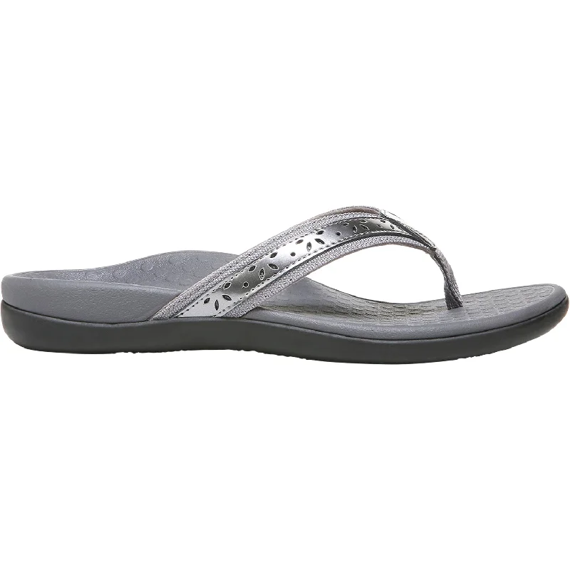 Men's sandals with a shock - absorbing insoleWomen's Vionic Casandra Pewter Mirror Leather