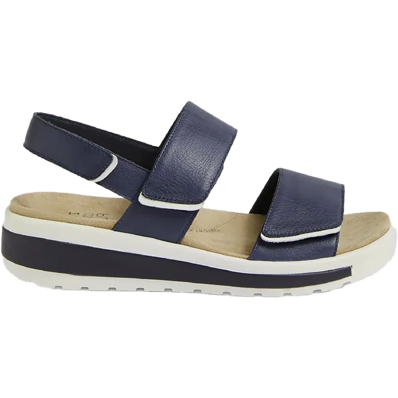 Men's sandals with a rubber sole for tractionWomen's Ziera Garlin Navy / White Leather