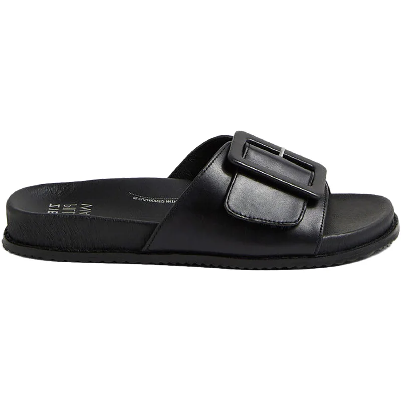 Men's sandals with a rubber sole for tractionWomen's Ziera Hanyu Black Leather