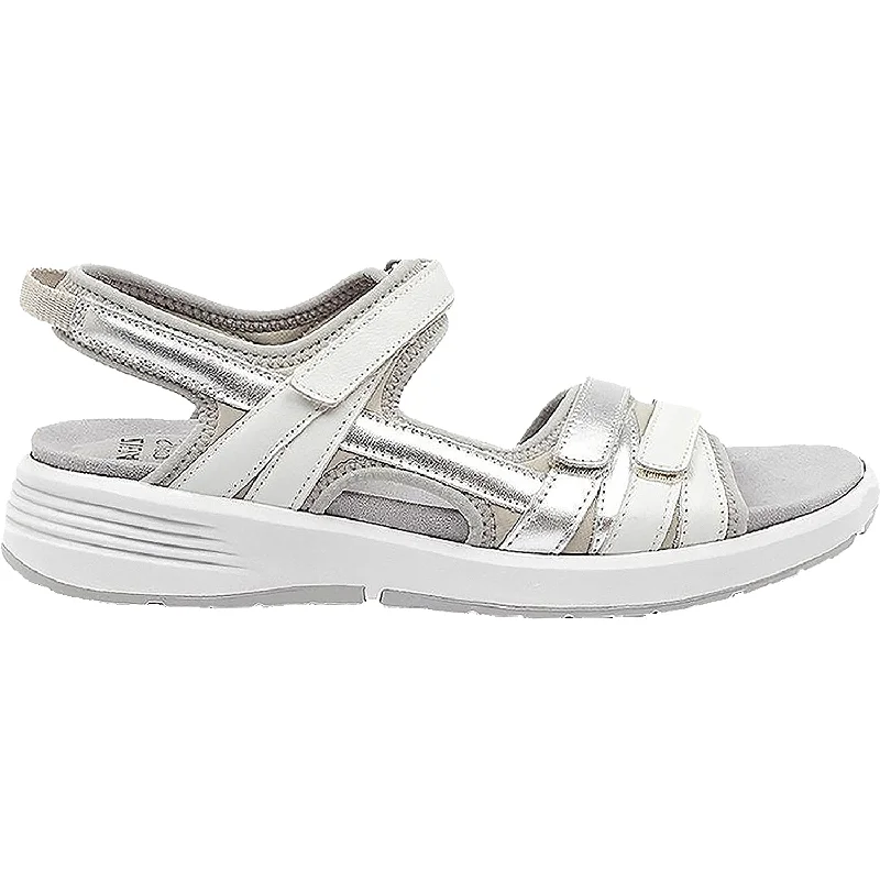 Waterproof men's sandals for water activitiesWomen's Ziera Unveil White Multi Leather