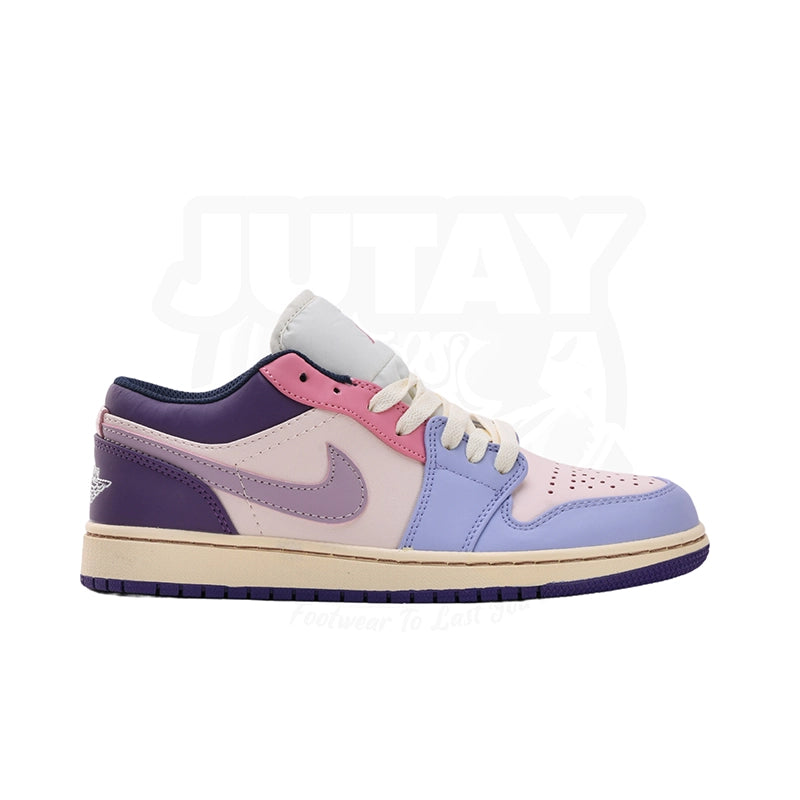 Men's neon - colored sneakers for a bold statementAJ 1 LOW - PASTEL PLUM