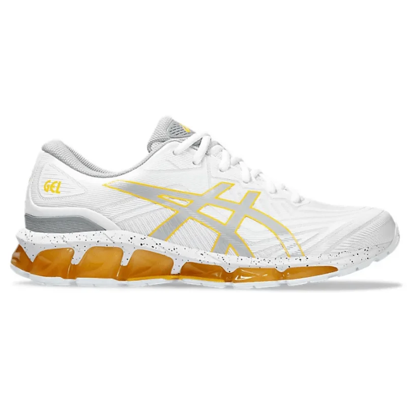 Men's retro - style sneakers inspired by the 80sMen's Asics Gel-Quantum 360 7 VII 'White/Saffron'