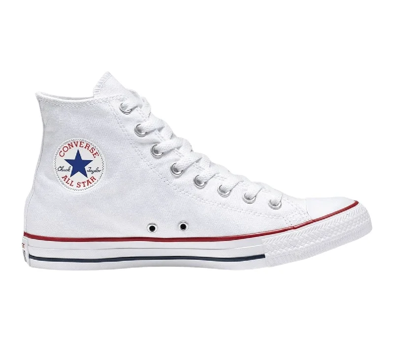 Men's memory - foam insole sneakers for added comfortCONVERSE MEN'S CHUCK TAYLOR ALL STAR HIGH TOP WHITE SHOE