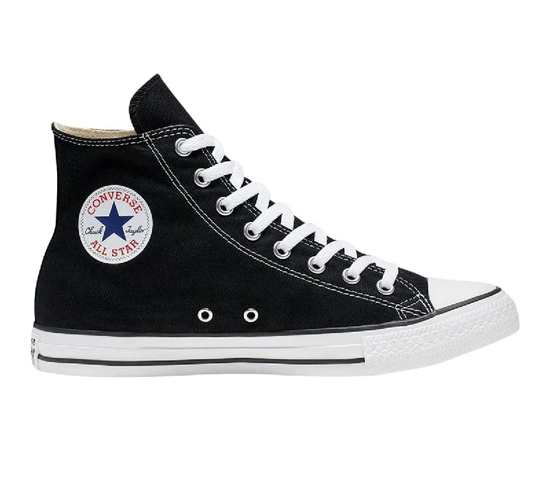 Men's running sneakers with shock - absorbing solesCONVERSE MEN'S CHUCK TAYLOR ALL STAR HIGH TOP BLACK/WHITE SHOE