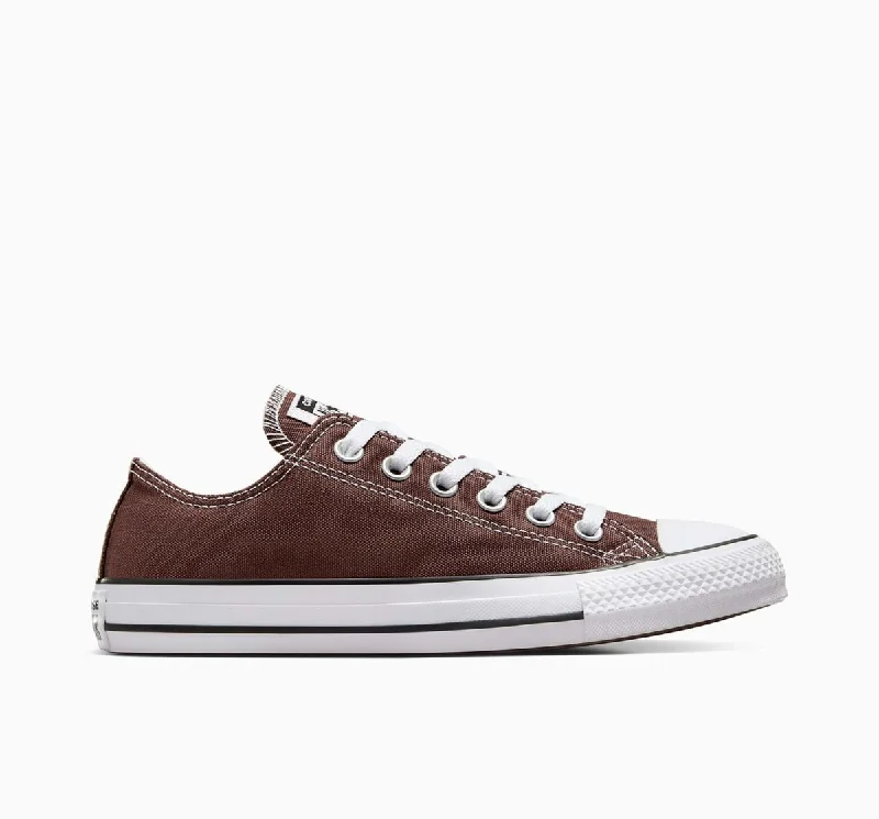 Men's tennis sneakers with a non - slip outsoleCONVERSE MEN'S CHUCK TAYLOR ALL STAR LOW TOP ETERNAL EARTH LOW TOP BROWN SHOES