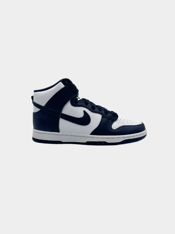 Men's high - end luxury sneakers with hand - stitched detailsDunk High Midnight Navy